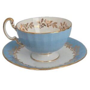 Aynsley Signed Bone China Tea Cup & Saucer